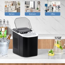 1.1L Countertop Ice Cube Maker Machine Electric Fast Automatic Portable Two Size