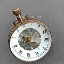 Antique Brass Ball Desk Clock