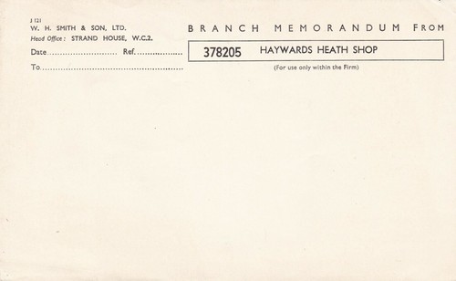 Smith son ltd branch - w.h.,