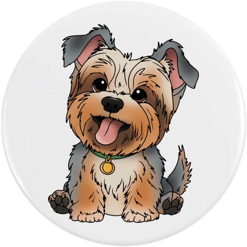 Happy yorkshire terrier - 'happy,