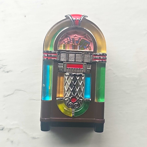 Miniature table top jukebox - table,