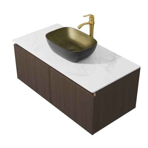 Large countertop vessel wash - countertop,