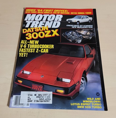 Motor trend magazine november - motor,
