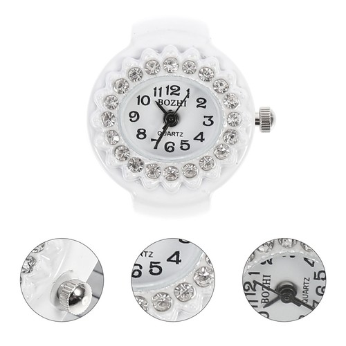 Ladies finger watch rhinestone - finger,
