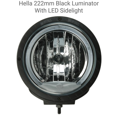 Hella 222mm black luminator - black,