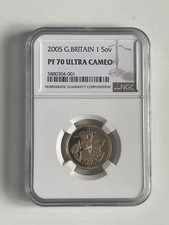 2005 Gold Proof Sovereign Timothy Noad Reworked St George • NGC PF70 Ultra Cameo