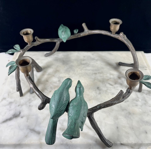 Vtg brass bronze - brass, bird