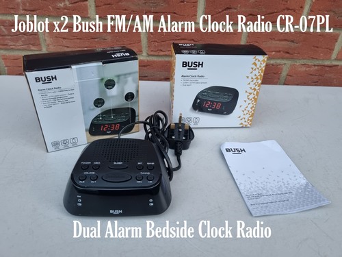 Joblot bush am - x2, fm/am