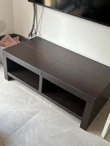 Next faux leather table tv - faux,