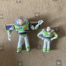 2 Buzz Lightyear Toy Story Disney Thinkway Toys 1995  Large One Talking