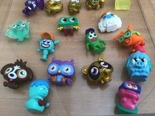 Moshi Monsters Mini Figures Bundle - 17 Figures- 2011 collectable.