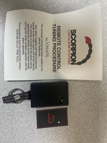 Scorpion alarm remote nos with - remote,