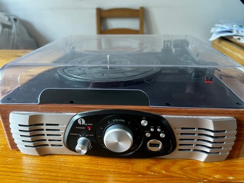 1byone stereo turntable with - stereo,