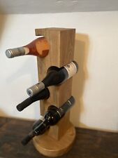 handmade Solid Oak wine rack. 