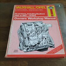 Haynes Manual 1222 for Vauxhall/ Opel Diesel Engine Inc.Bedford 1.6, 1.7 1982-91