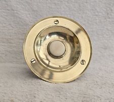 Edwardian Brass Door Bell Push