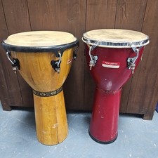 Percussion Plus Djembe Drum Pair 12" & 14" 