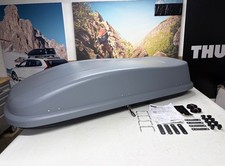 Halfords 420 grey roof box 420 litres 