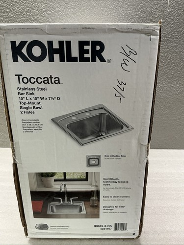 Kohler toccata 15 x - kohler, 15"