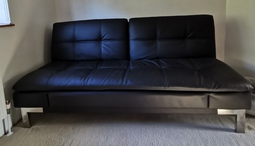 Costco faux leather - faux, sofa