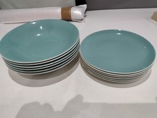 6 x Poole Pottery Twin Tone Bowls  and Side Plates