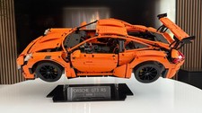 LEGO TECHNIC Porsche 911 GT3 RS (42056) Orange Boxed Manual and display stand