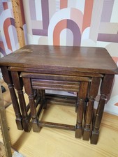 Nest Vintage Oak Nest of Three