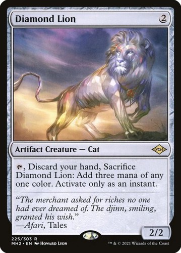Diamond lion - diamond, (225)