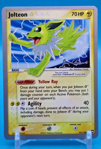 Jolteon gold star - gold, 2007