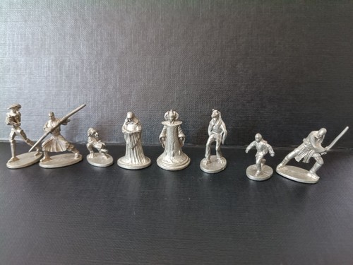 Pewter metal figures - x,