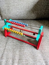 Vintage Wooden Childs  Abacus