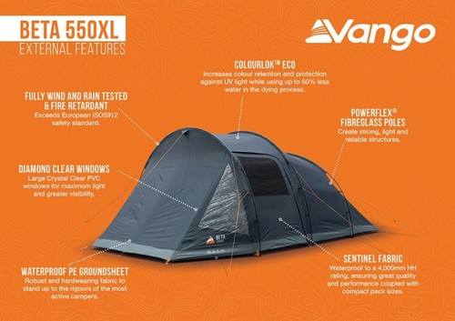 Vango beta 550xl - vango,