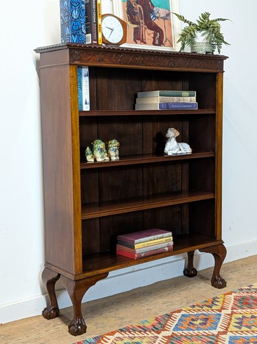 Antique bookcase library - antique,