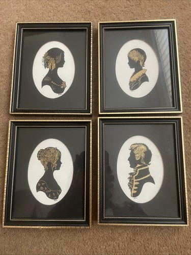 Framed silhouettes candlelight - framed,