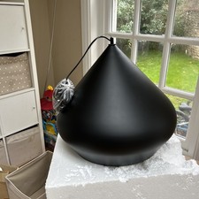 Large Matt Black & Copper