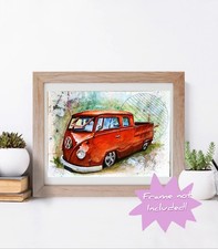 Personalised Watercolour vw