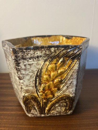 Mid century cache pot planter - cache,