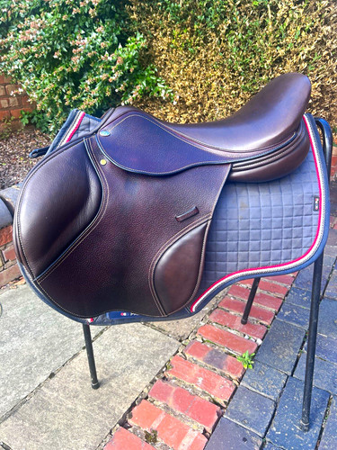 Ryder jumping saddle - jumping, brown