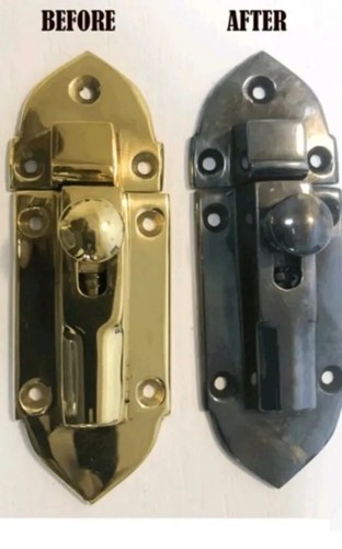 Brass chemical blacking liquid - brass,