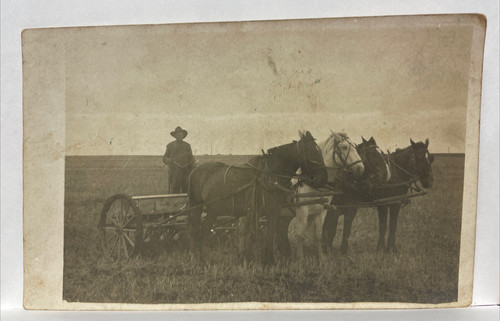 Rppc postcard farmer - rppc, nathan