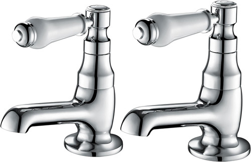 Basin pillar taps pair mixers - pillar,
