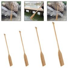 Wooden Canoe Paddle with Protective Varnish Anti Scratch Edge Professional T