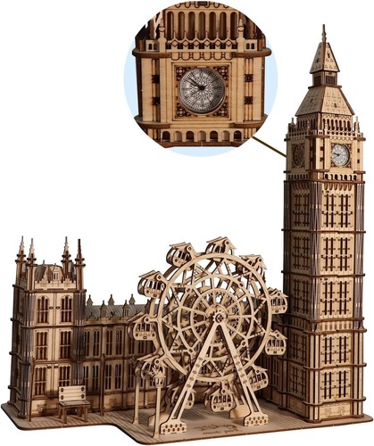 Puzzles big ben real clock - big,
