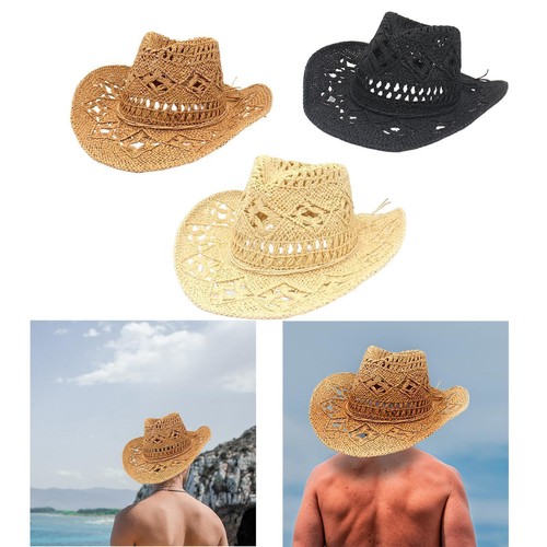 Straw cowboy hat - hat,