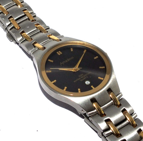 Gents mens stainless steel - stainless,
