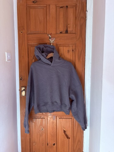 Grey zara basic hoodie size - grey,