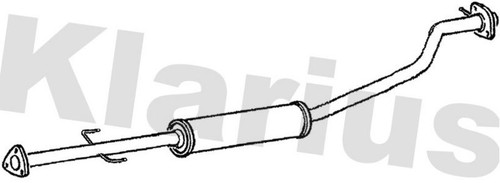 Klarius ha450l centre exhaust - klarius,