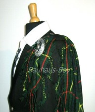 FLY PLAID TARTAN STEWART HUNTING IMPORTED QUALITY PURLED ENDS KILT-WEAR BUDGET