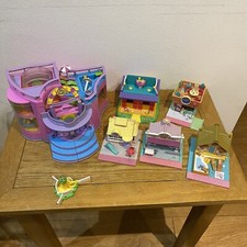 Polly Pocket 90’s Vintage Cottages Bundle