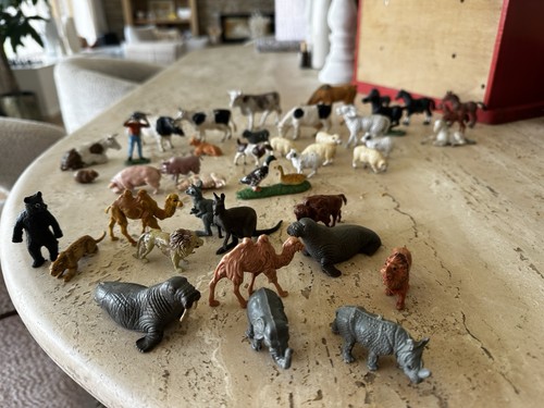 Vintage farm animals - and, some
